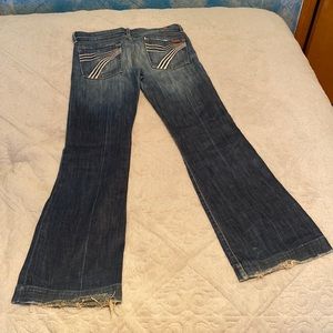 Worn Seven for all mankind jeans